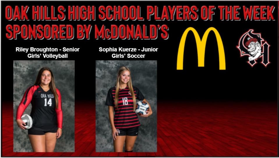 McDonald's OHHS Players of the Week